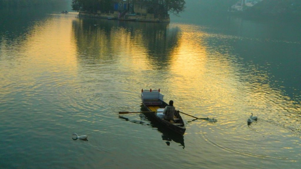 Boating at Bhimtal Lake