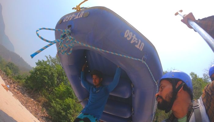 River Rafting at Rishikesh